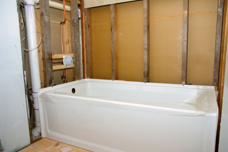 Renovation of Bathroom with New Bathtub